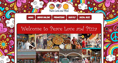 Desktop Screenshot of peaceloveandpizza.com
